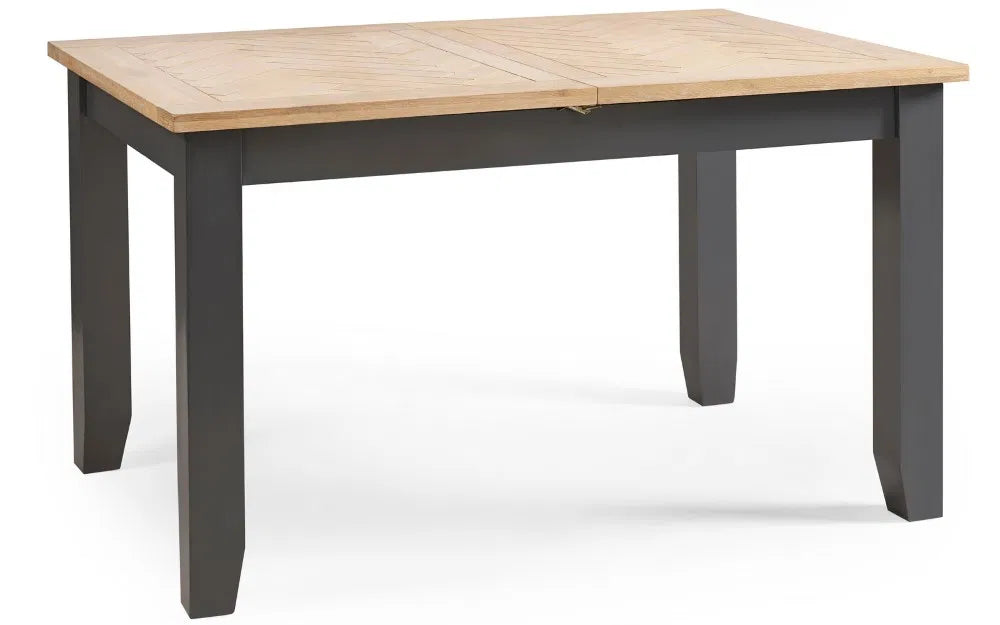 Bordeaux Extending Dining Table - Dark Grey/Oak