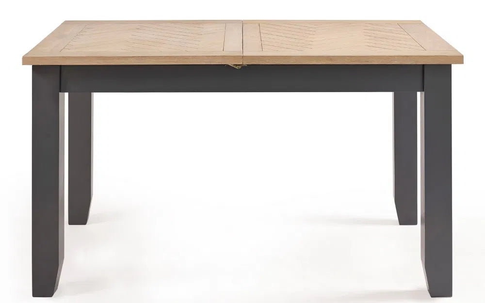 Bordeaux Extending Dining Table - Dark Grey/Oak
