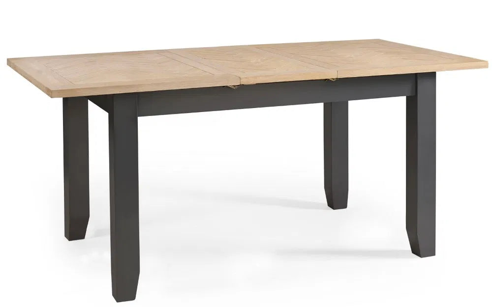 Bordeaux Extending Dining Table - Dark Grey/Oak