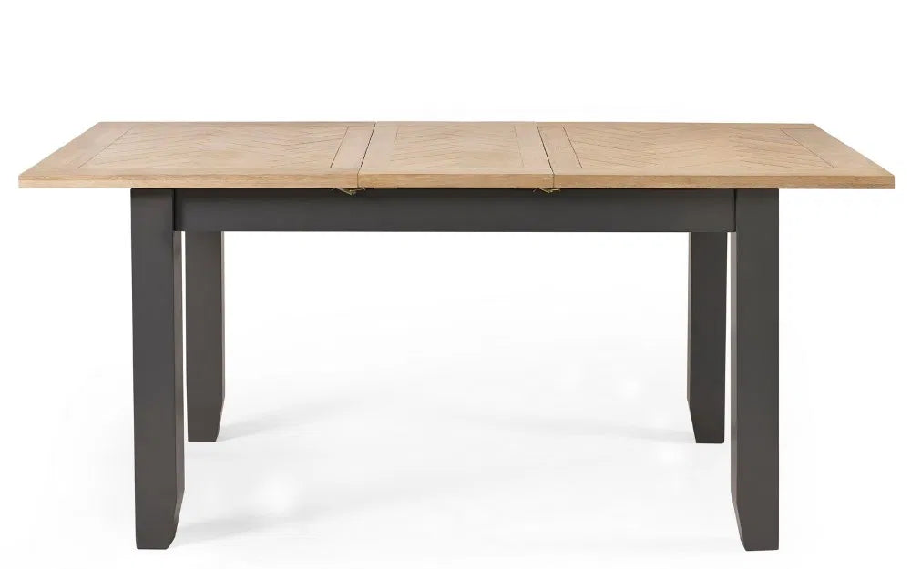 Bordeaux Extending Dining Table - Dark Grey/Oak
