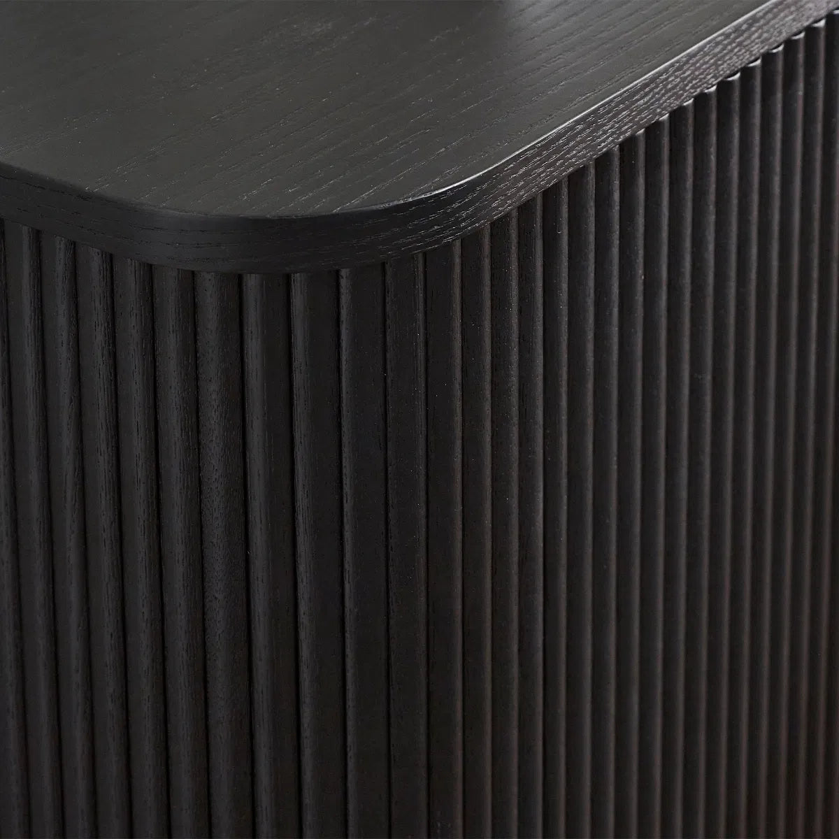 Louis Black Fluted Sideboard