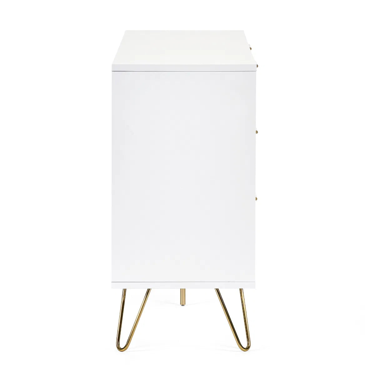 Murano 6 Drawer Chest - Matt White