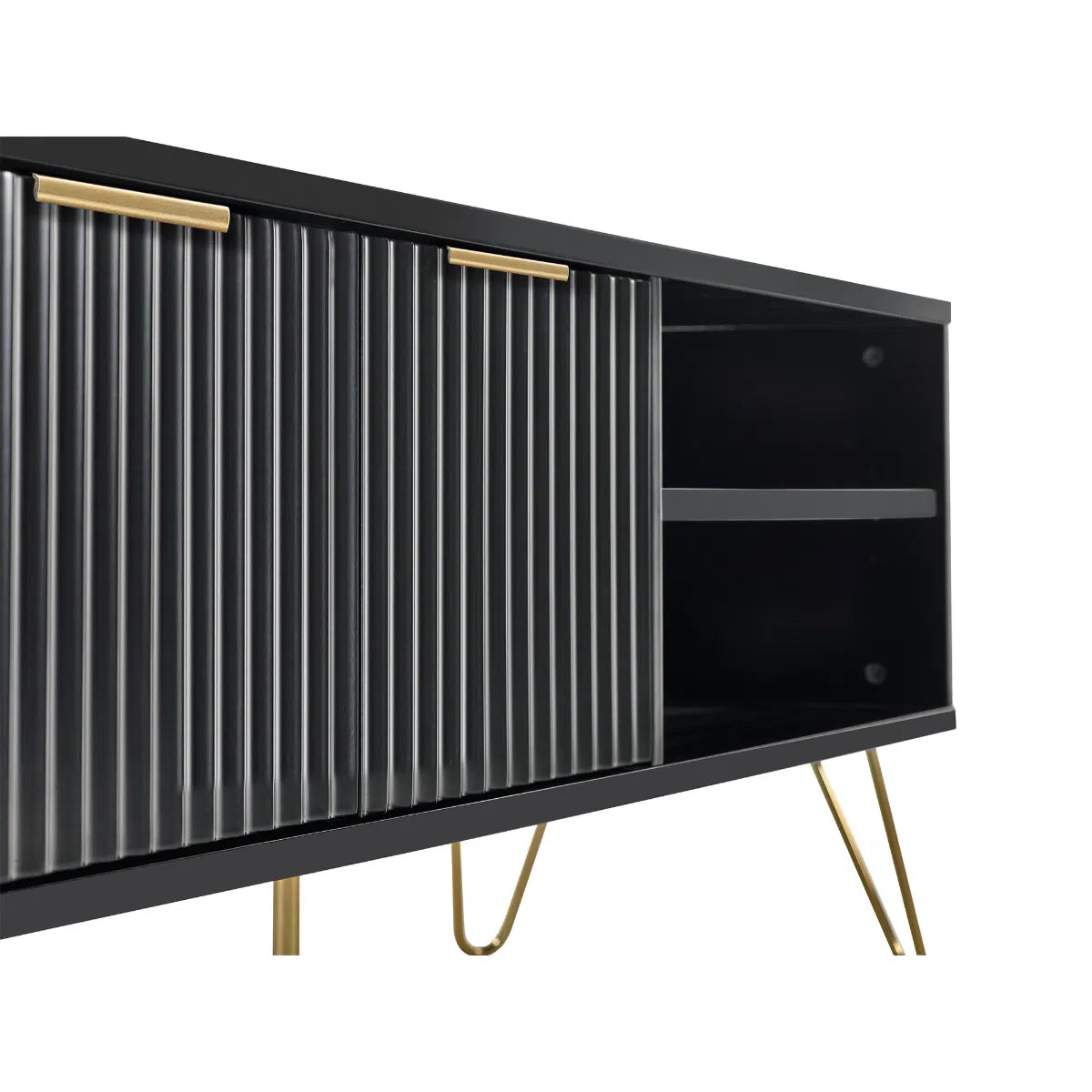 Murano TV Unit - Matt Black