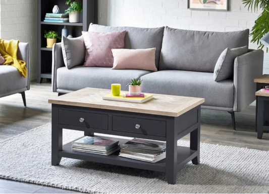 Bordeaux Coffee Table - Dark Grey