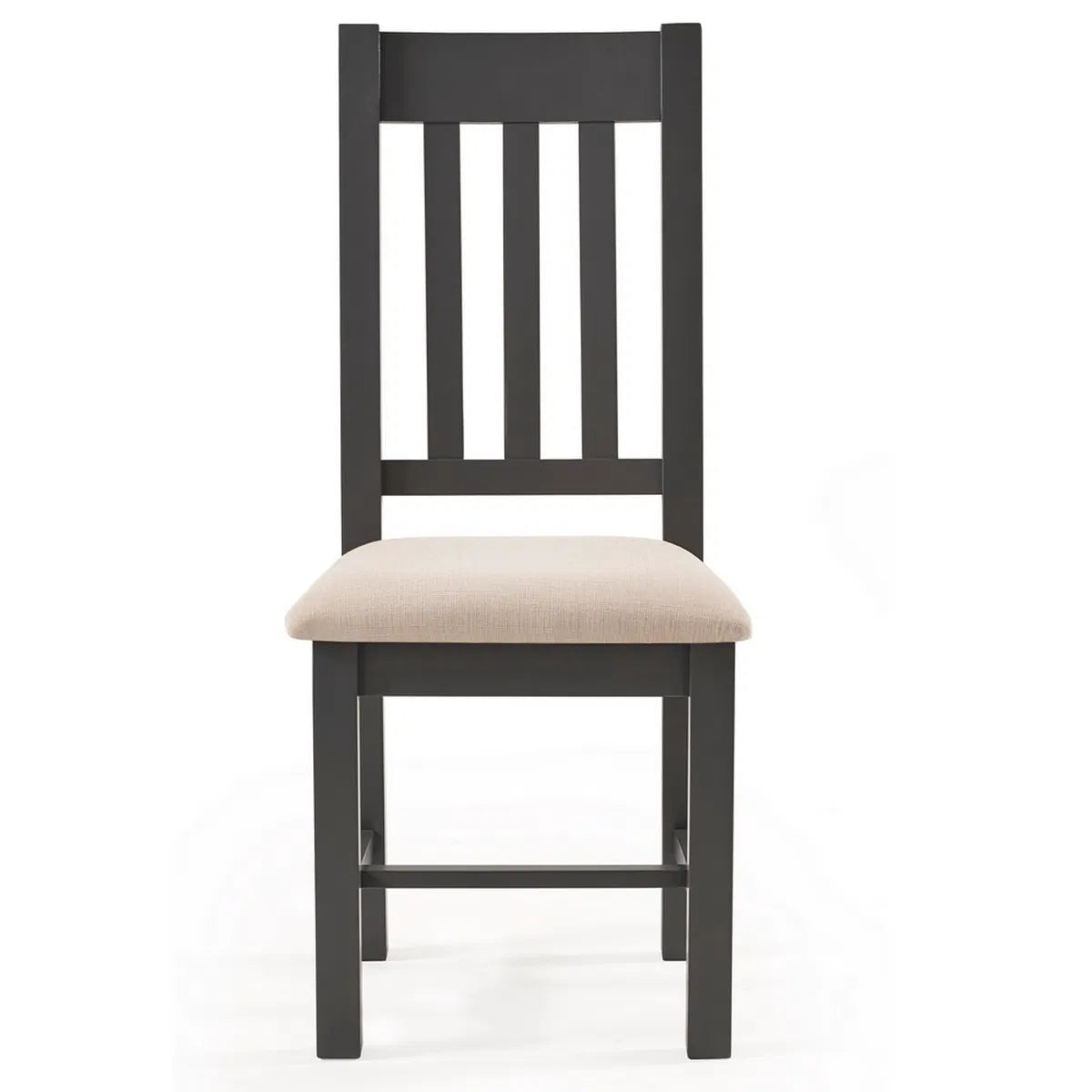 Set Of 2 Bordeaux Dining Chairs Dark Grey