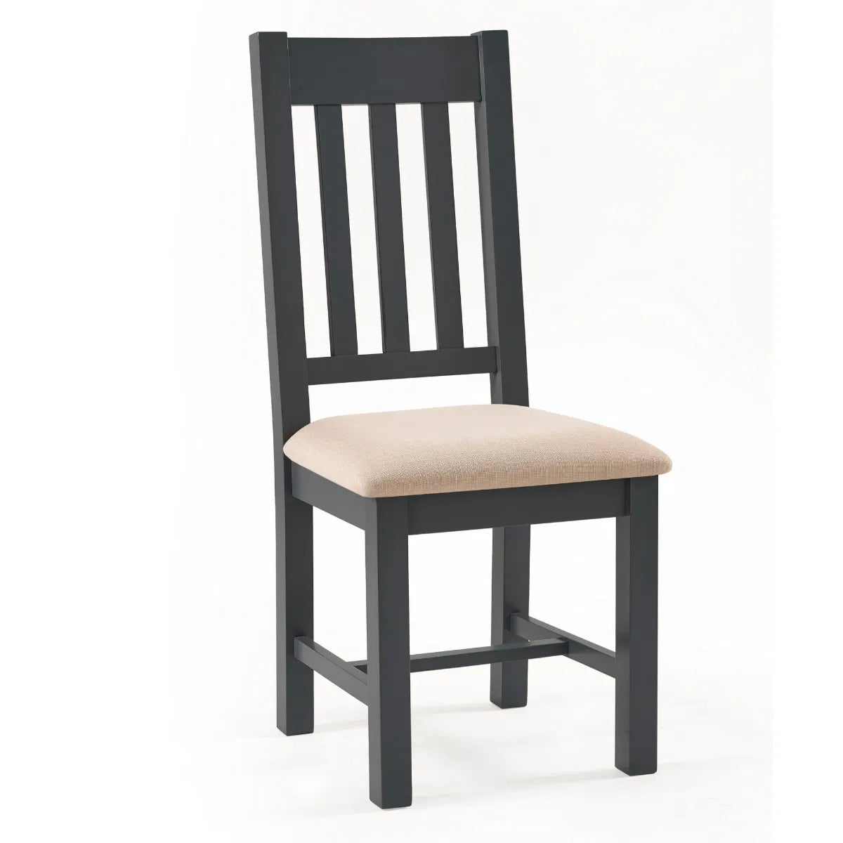 Set Of 2 Bordeaux Dining Chairs Dark Grey