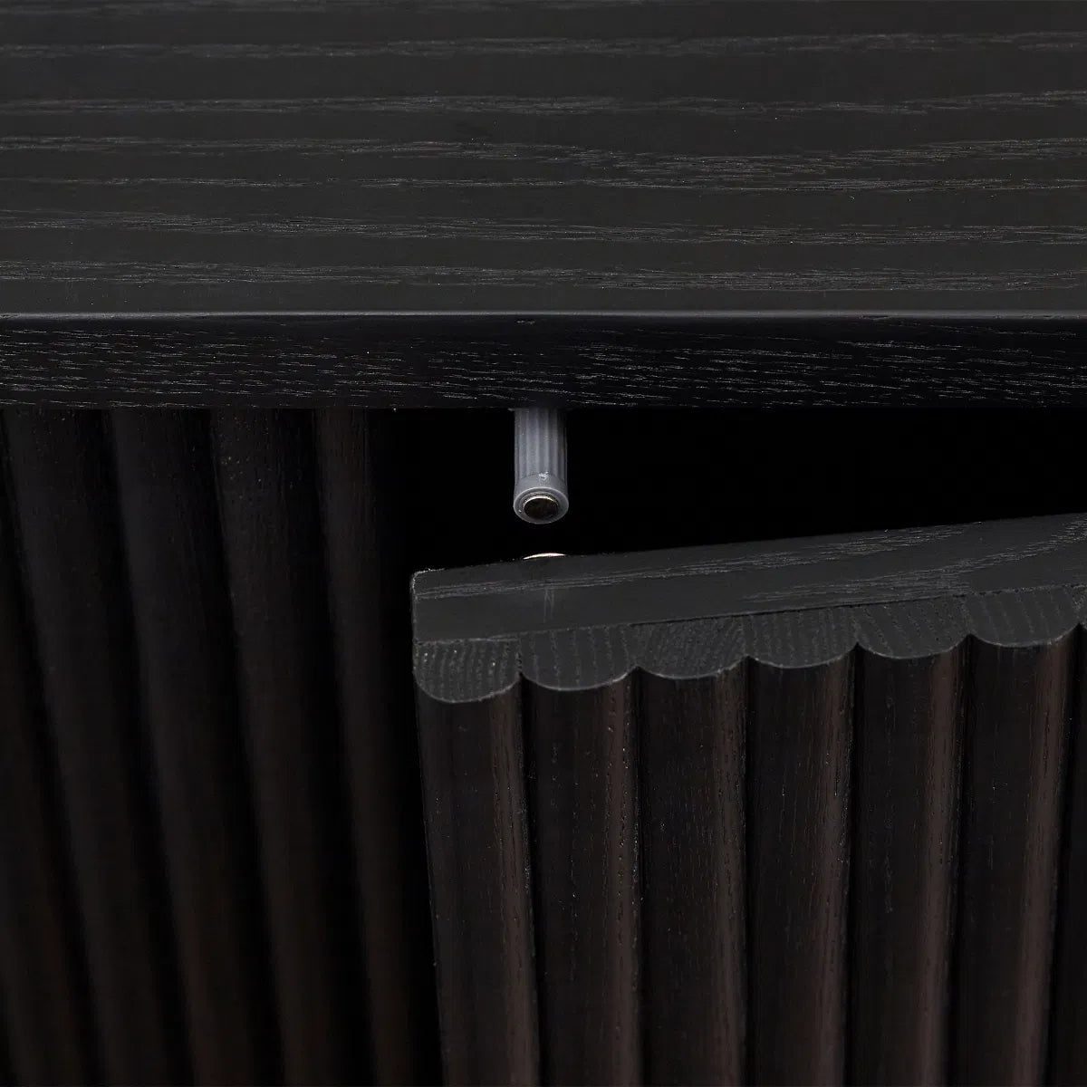 Louis Black Fluted Sideboard