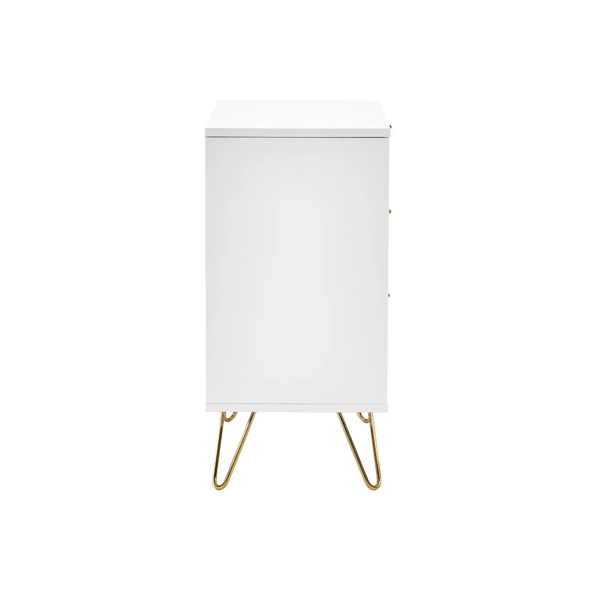 Murano 3 Drawer Chest - Matt White