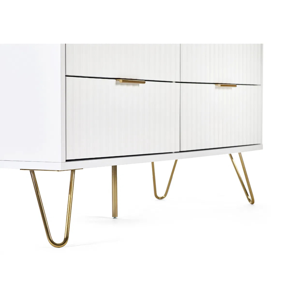 Murano 6 Drawer Chest - Matt White