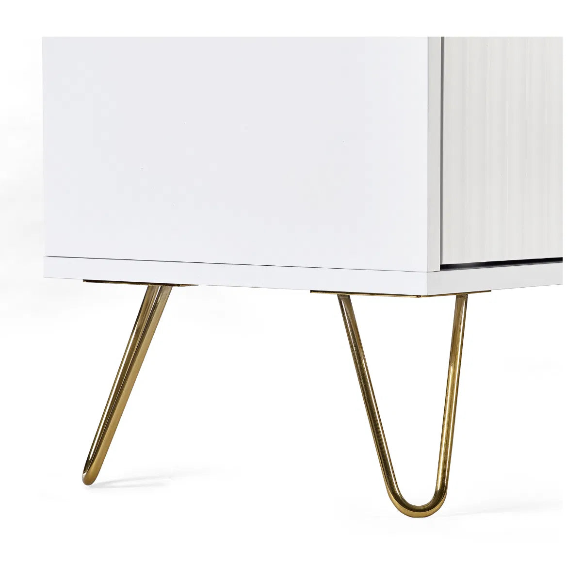 Murano 2 Door 1 Drawer Wardrobe  - Matt White